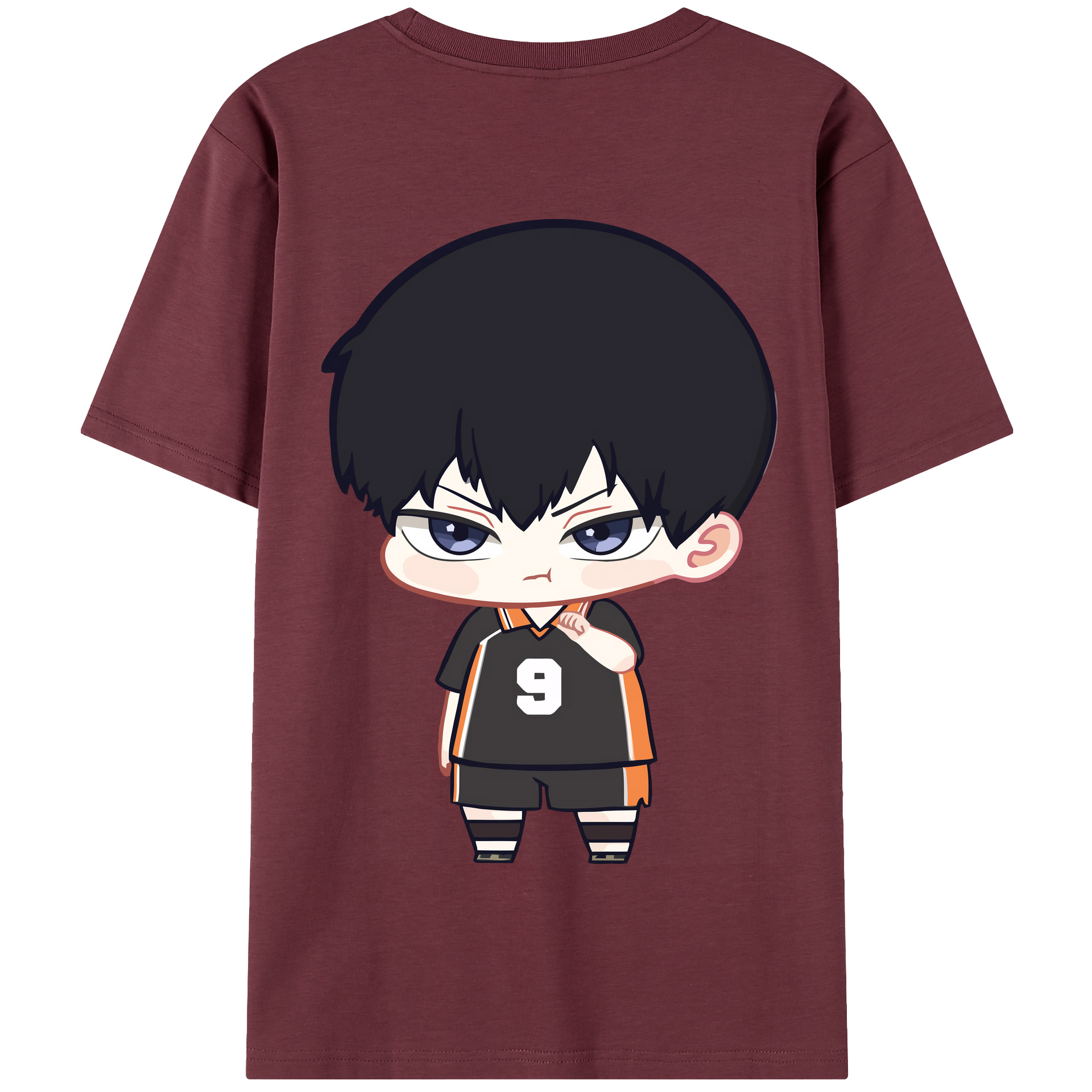 （画像用） ハイキュー!! Haikyu!! 綿100％半袖Tシャツ（背面プリント）